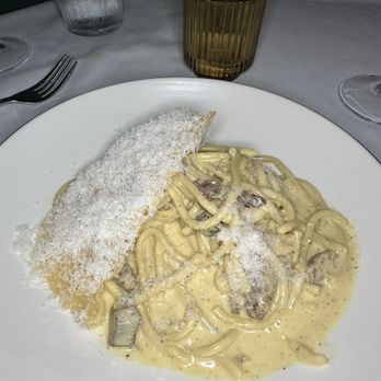 Milton's American Trattoria - Spaghetti carbonara - Italian Near Me - Houston, Texas Milton's American Trattoria - Spaghetti carbonara - Italian Near Me - Houston, Texas