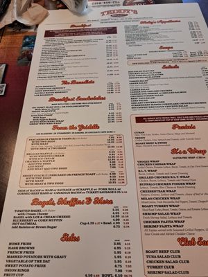 Menu photo 2 Teddy's Luncheonette Cranbury, NJ Menu photo 2 Teddy's Luncheonette Cranbury, NJ