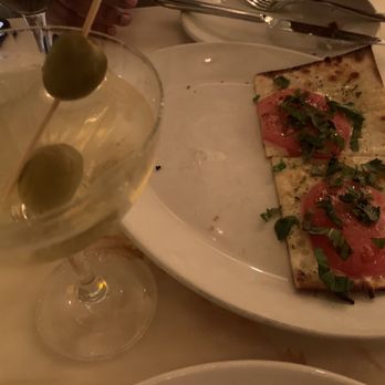 Serena's Wine Bar - Dirty martini and flatbread - Wine Bars Near Me - New York, New York