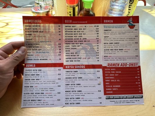 Menu photo 7 Attack of the Tatsu Chattanooga, TN Menu photo 7 Attack of the Tatsu Chattanooga, TN