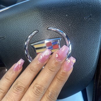 Athena Nails & Spa - Look how adorable these cherry blossom nails are!! Done by Laura!! - Nail Salons Near Me - Temecula, California Athena Nails & Spa - Look how adorable these cherry blossom nails are!! Done by Laura!! - Nail Salons Near Me - Temecula, California