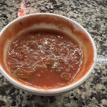 Mex Avenue - The $5 Side Salsa RED 2oz. cup with fresh tortilla chips. Expensively good! - Mexican Near Me - Wauwatosa, Wisconsin Mex Avenue - The $5 Side Salsa RED 2oz. cup with fresh tortilla chips. Expensively good! - Mexican Near Me - Wauwatosa, Wisconsin
