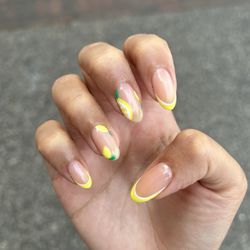 PTH Nails Hair Skin Salon - Gel design on, rubber base
