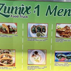 Tacos Menu