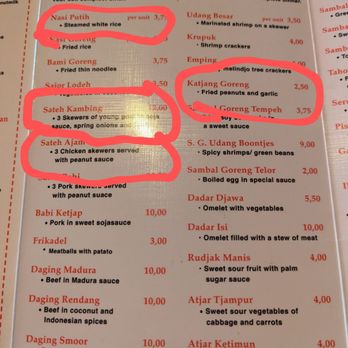Sama Sebo - Circled items are what we ordered - Indonesian Near Me - Amsterdam, New Hampshire Sama Sebo - Circled items are what we ordered - Indonesian Near Me - Amsterdam, New Hampshire