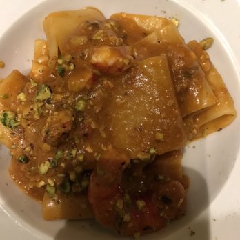 Taverne Trinacria - Pasta with red shrimp, pistachios ands hint of mint - Sicilian Near Me - Rome, RM