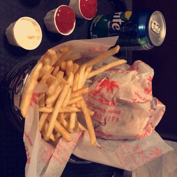 Pizza Land - Signature home burger with fries - Pizza Near Me - Toronto, Ontario