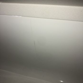 Lowe's Home Improvement - Crack that runs up the entire back of the sink - Hardware Stores Near Me - Brick, New Jersey