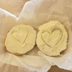 Mister Bagel Mall - My "date" bagel
