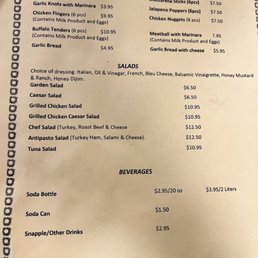 Menu Menu