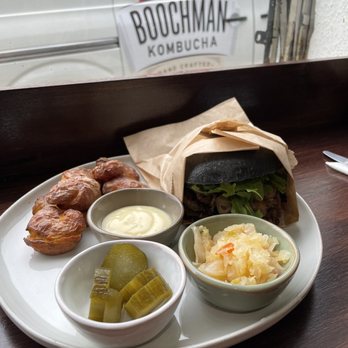 Boochmania - Pulled lamb sandwich - Kombucha Near Me - San Francisco, California