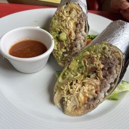 Chicken burrito