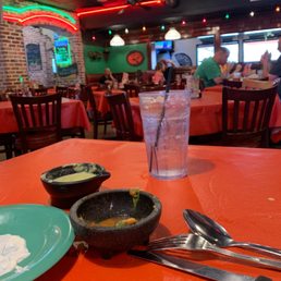 I've never been served warm salsa before. Delish I've never been served warm salsa before. Delish
