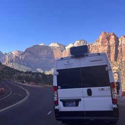 Cruising through Zion National Park!