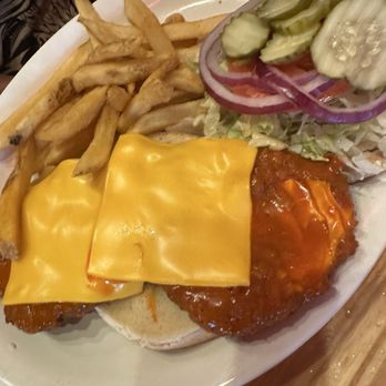 Logan's Roadhouse - Buffalo Chicken sandwich - Barbeque Near Me - Garner, North Carolina Logan's Roadhouse - Buffalo Chicken sandwich - Barbeque Near Me - Garner, North Carolina
