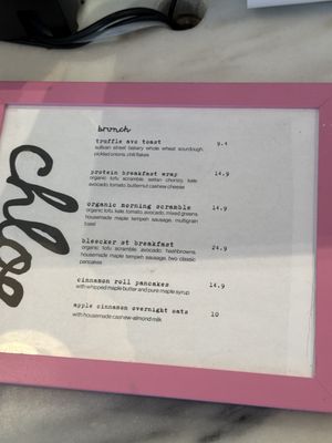 Menu photo 1 Chloe's New York, NY Menu photo 1 Chloe's New York, NY