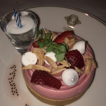 The Gage - Birthday celebration dessert that was brought to the table. Great touch to amazing meal. - New American Near Me - Chicago, Illinois