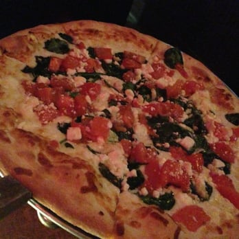 Belltown Pizza - House Pizza: fresh garlic, spinach, tomatoes & feta cheese - Pizza Near Me - Seattle, Washington