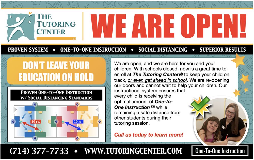 The Tutoring Center - reading tutor in Huntington Beach, CA