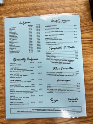 Menu photo 1 Riverside Restaurant Farmington, NM