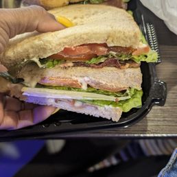 BLT from the cafe in the nonsmoking section. Get extra aioli. BLT from the cafe in the nonsmoking section. Get extra aioli.