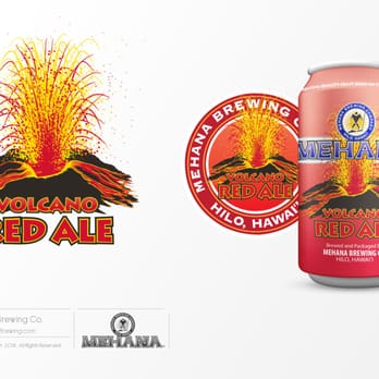 AS Designs & Services - Mehana Brewing Can Artwork - Graphic Design Near Me - Hilo, Hawaii