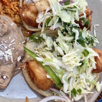 Playa Mesa - Crispy fish tacos -OCRW2020 - Mexican Near Me - Costa Mesa, California
