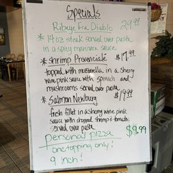 NY Joe's Italian Restaurant - The evening specials sounded wonderful
