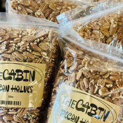 The Cabin - Top Quality Texas Pecans available in 1lb, 3lb and 5lb bags