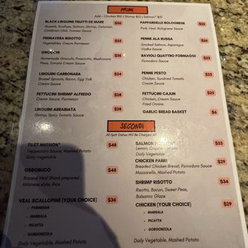 La Locanda - Menu - Italian Near Me - Scottsdale, Arizona