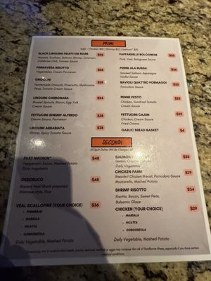 Menu photo 1 La Locanda Scottsdale, AZ
