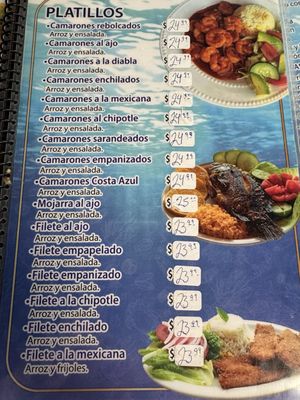 Menu photo 8 Mariscos La Reyna Del Sur Chula Vista, CA