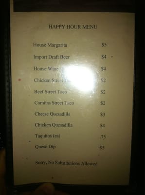 Menu photo 7 Coyote Cantina Redondo Beach, CA