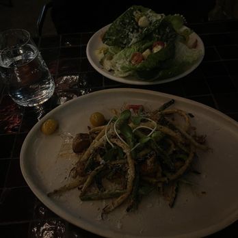 Finca - Green beans and Caesar salad - Wine Bars Near Me - San Juan Capistrano, California