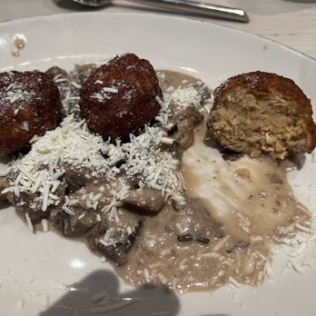 Noema Huntington - Chicken meatballs with mushrooms - Greek Near Me - Huntington, New York Noema Huntington - Chicken meatballs with mushrooms - Greek Near Me - Huntington, New York