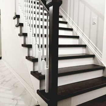 O R  Company - Installation stairs black and white - Flooring Near Me