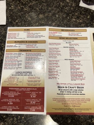 Menu photo 8 Piesanos Stone Fired Pizza - St Augustine St. Augustine, FL