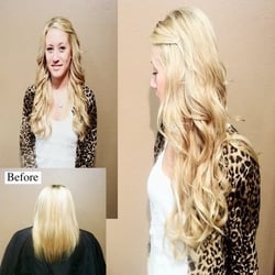 Salon La Bellezza - Before and after using Keratin Fusion method