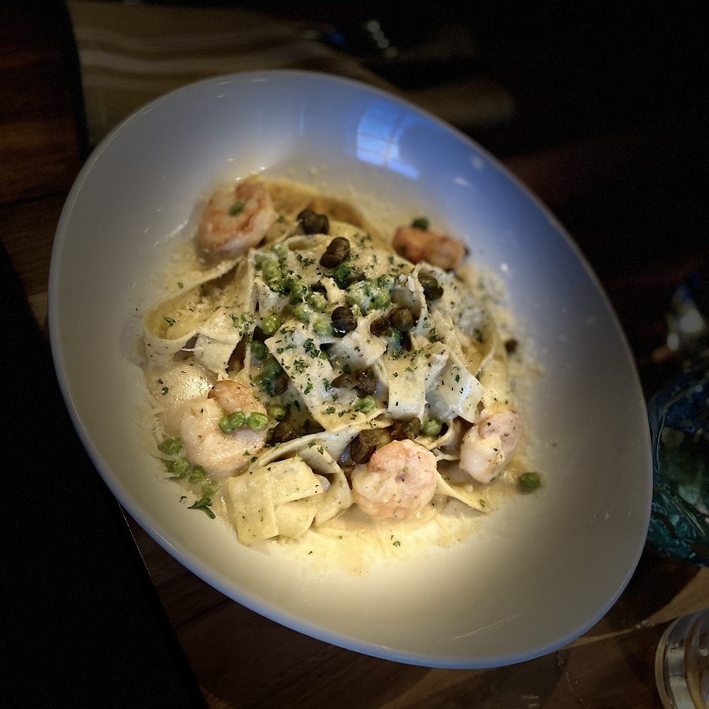 One Eighteen - Shrimp pappardelle pasta - Desserts Near Me - Midland, Michigan One Eighteen - Shrimp pappardelle pasta - Desserts Near Me - Midland, Michigan