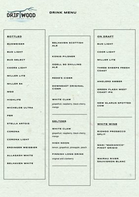 Menu photo 4 Driftwood South Pier Sheboygan, WI
