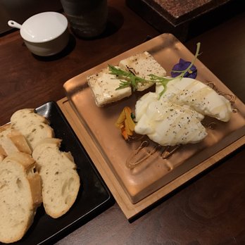 Yakitori Hachibei - A MUST TRY: cream cheese tofu & miso zuke cheese - Japanese Near Me - Honolulu, Hawaii