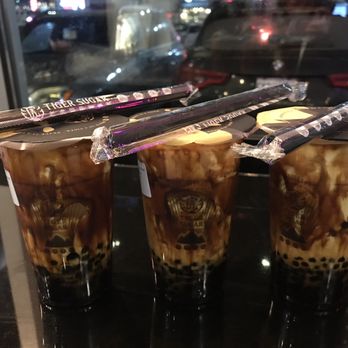 Tiger Sugar - Brown Sugar Boba/ Pearl Milk with Cream Mousse - Bubble Tea Near Me - Scarborough, Ontario