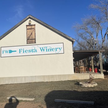 Fiesta Winery - the front of the winery - Wine Tasting Room Near Me - Fredericksburg, Texas