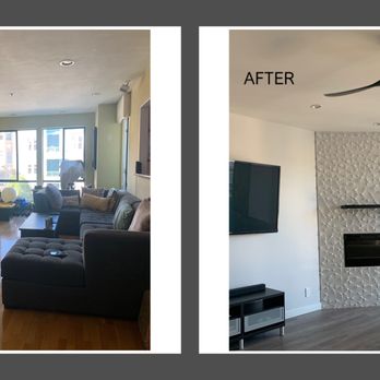 Mimeez Designs - Before + After Fireplace renovation - Interior Design Near Me Mimeez Designs - Before + After Fireplace renovation - Interior Design Near Me