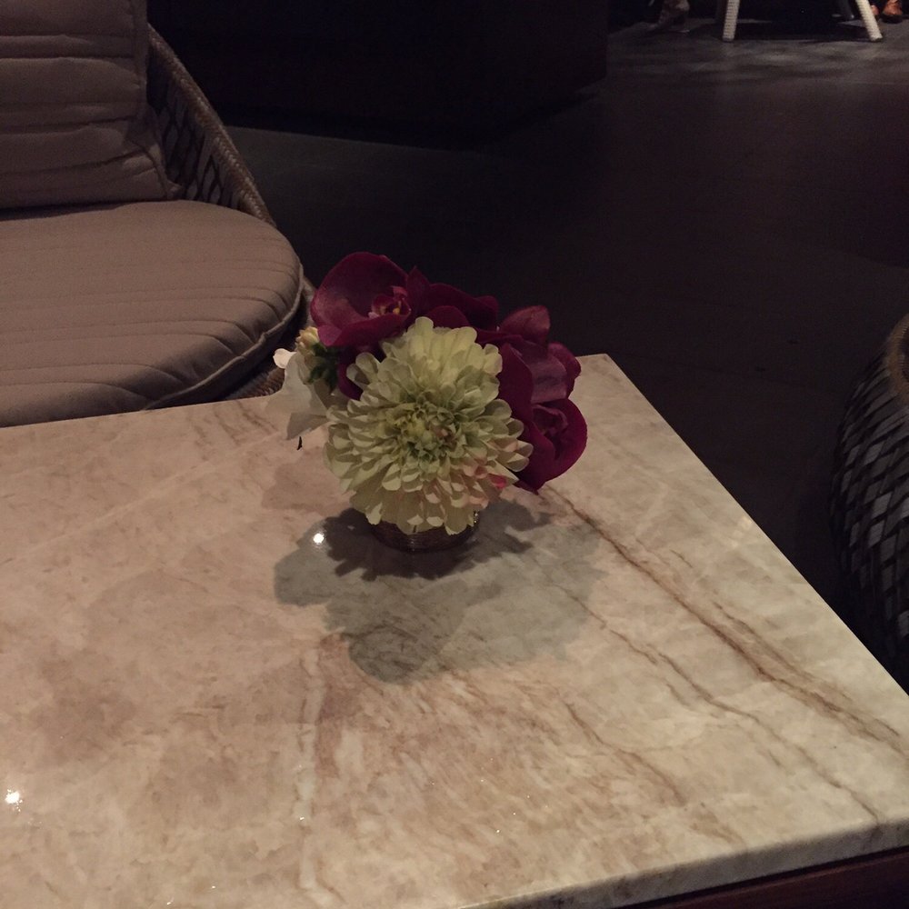 SKY Waikiki - Fake flower arrangement - Seafood Near Me - Honolulu, Hawaii