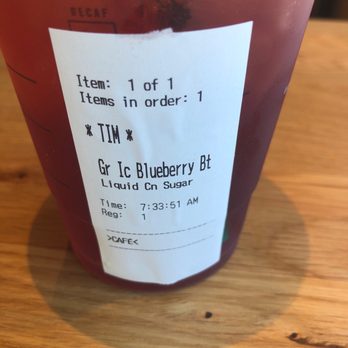 Starbucks - Blueberry ice tea - Coffee & Tea Near Me - Olathe, Kansas Starbucks - Blueberry ice tea - Coffee & Tea Near Me - Olathe, Kansas