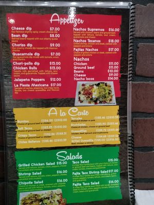 Menu photo 7 La Cabana Olean, NY
