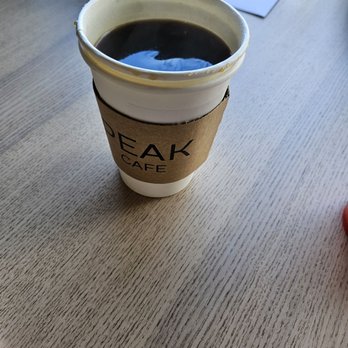 Peak Cafe - Black Coffee - Cafes Near Me - Northridge, California