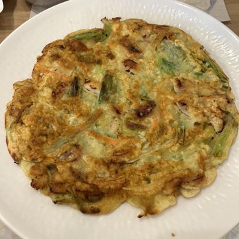 Ssyal - Seafood Pancake (Haemul Pajeon) - Korean Near Me - Chicago, Illinois