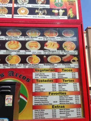 Menu photo 2 Los Arcos Express Federal Heights, CO